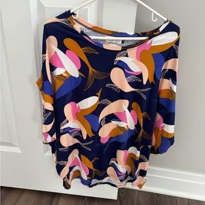 Ava Sky Midnight Koi top medium